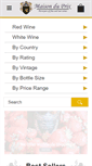 Mobile Screenshot of maisonduprixwines.com